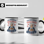 Oma Tasse Ich muss nicht Nein sagen ich bin die Oma - Lustig – Schwarz [farbe:schwarz]