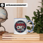 Onkel Tasse Level Onkel freigeschaltet - Geschenk für Bruder – Blau [farbe:blau]