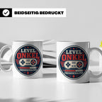 Onkel Tasse Level Onkel freigeschaltet - Geschenk für Bruder – Weiß [farbe:weiß]