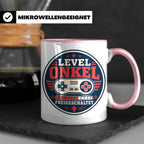 Onkel Tasse Level Onkel freigeschaltet - Geschenk für Bruder – Rosa [farbe:rosa]