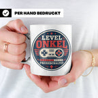 Onkel Tasse Level Onkel freigeschaltet - Geschenk für Bruder – Weiß [farbe:weiß]
