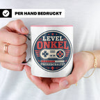 Onkel Tasse Level Onkel freigeschaltet - Geschenk für Bruder – Rosa [farbe:rosa]