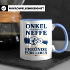Onkel Tasse Onkel und Neffe Freunde fürs Leben - Geschenk vo – Blau [farbe:blau]