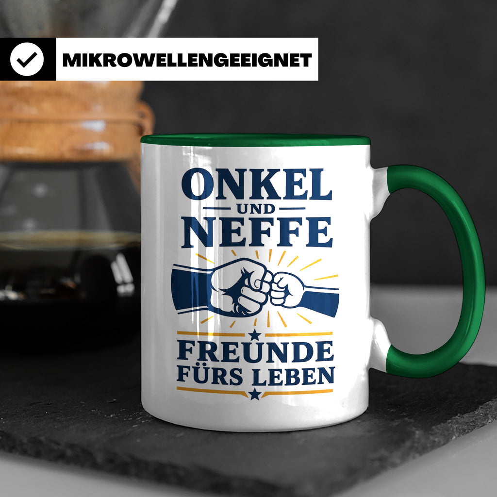 Onkel Tasse Onkel und Neffe Freunde fürs Leben - Geschenk vo – Grün [farbe:grün]