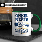 Onkel Tasse Onkel und Neffe Freunde fürs Leben - Geschenk vo – Grün [farbe:grün]