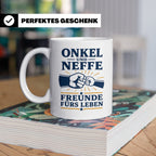 Onkel Tasse Onkel und Neffe Freunde fürs Leben - Geschenk vo – Weiß [farbe:weiß]