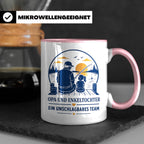 Opa Tasse Opa und Enkeltochter ein unschlagbares Team - Gesc – Rosa [farbe:rosa]