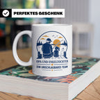 Opa Tasse Opa und Enkeltochter ein unschlagbares Team - Gesc – Weiß [farbe:weiß]