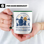 Opa Tasse Opa und Enkeltochter ein unschlagbares Team - Gesc – Grün [farbe:grün]