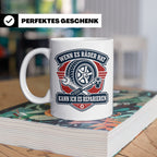 KFZ Mechaniker Tasse Wenn es Räder hat kann ich es repariere – Weiß [farbe:weiß]