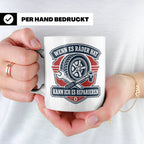 KFZ Mechaniker Tasse Wenn es Räder hat kann ich es repariere – Weiß [farbe:weiß]