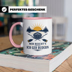 Rudern Tasse Mir reichts ich geh rudern - Geschenk für Ruder – Rosa [farbe:rosa]
