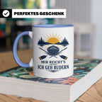 Rudern Tasse Mir reichts ich geh rudern - Geschenk für Ruder – Blau [farbe:blau]