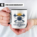 Rudern Tasse Mir reichts ich geh rudern - Geschenk für Ruder – Schwarz [farbe:schwarz]