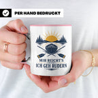 Rudern Tasse Mir reichts ich geh rudern - Geschenk für Ruder – Rosa [farbe:rosa]
