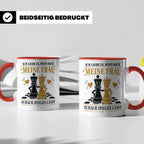Schach Tasse Ich liebe es wenn mich meine Frau Schach spiele – Rot [farbe:rot]
