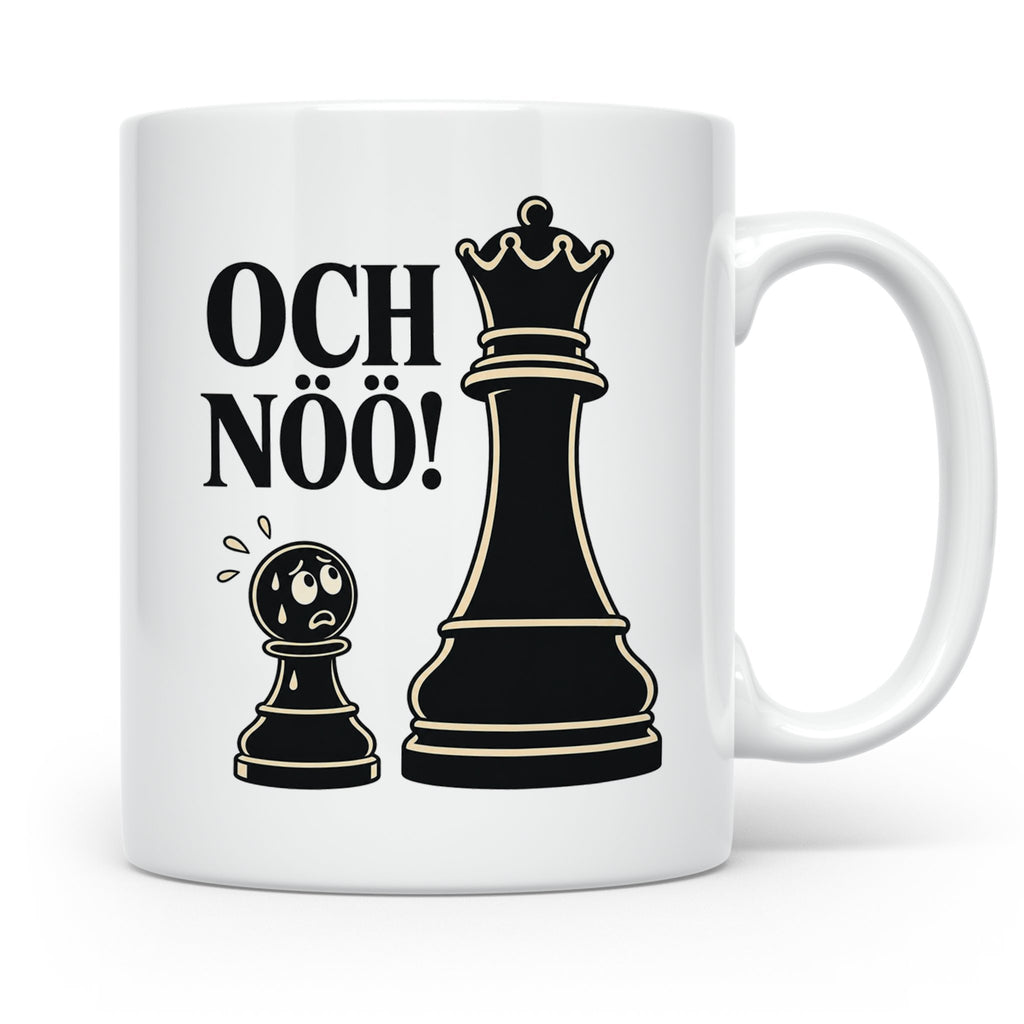 Schach Tasse Och nöö - Lustiges Geschenk für Schachspieler S – Weiß [farbe:weiß]