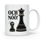 Schach Tasse Och nöö - Lustiges Geschenk für Schachspieler S – Weiß [farbe:weiß]
