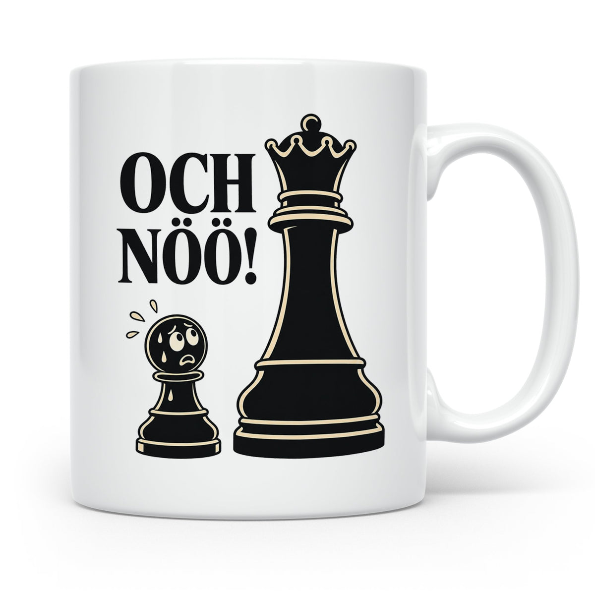 Schach Tasse Och nöö - Lustiges Geschenk für Schachspieler S – Weiß [farbe:weiß]