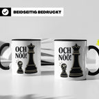 Schach Tasse Och nöö - Lustiges Geschenk für Schachspieler S – Schwarz [farbe:schwarz]