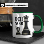 Schach Tasse Och nöö - Lustiges Geschenk für Schachspieler S – Grün [farbe:grün]