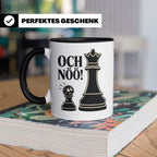 Schach Tasse Och nöö - Lustiges Geschenk für Schachspieler S – Schwarz [farbe:schwarz]
