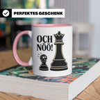 Schach Tasse Och nöö - Lustiges Geschenk für Schachspieler S – Rosa [farbe:rosa]