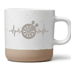 Dart Herzschlag Tasse Dartscheibe Kaffeetasse Darts Geschenk EKG Becher Darter Geschenke Kneipensport 180 Kaffeebecher