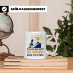 Schach Tasse Ich verliere nicht - gewinne oder lerne - Motiv – Weiß [farbe:weiß]