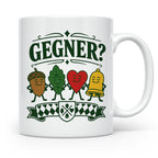 Schafkopf Tasse Gegner - Lustiges Geschenk für Schafkopfer K – Weiß [farbe:weiß]