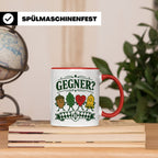 Schafkopf Tasse Gegner - Lustiges Geschenk für Schafkopfer K – Rot [farbe:rot]