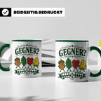 Schafkopf Tasse Gegner - Lustiges Geschenk für Schafkopfer K – Grün [farbe:grün]