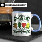 Schafkopf Tasse Gegner - Lustiges Geschenk für Schafkopfer K – Blau [farbe:blau]