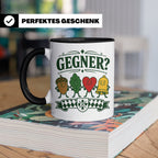 Schafkopf Tasse Gegner - Lustiges Geschenk für Schafkopfer K – Schwarz [farbe:schwarz]