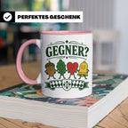 Schafkopf Tasse Gegner - Lustiges Geschenk für Schafkopfer K – Rosa [farbe:rosa]