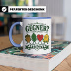 Schafkopf Tasse Gegner - Lustiges Geschenk für Schafkopfer K – Blau [farbe:blau]