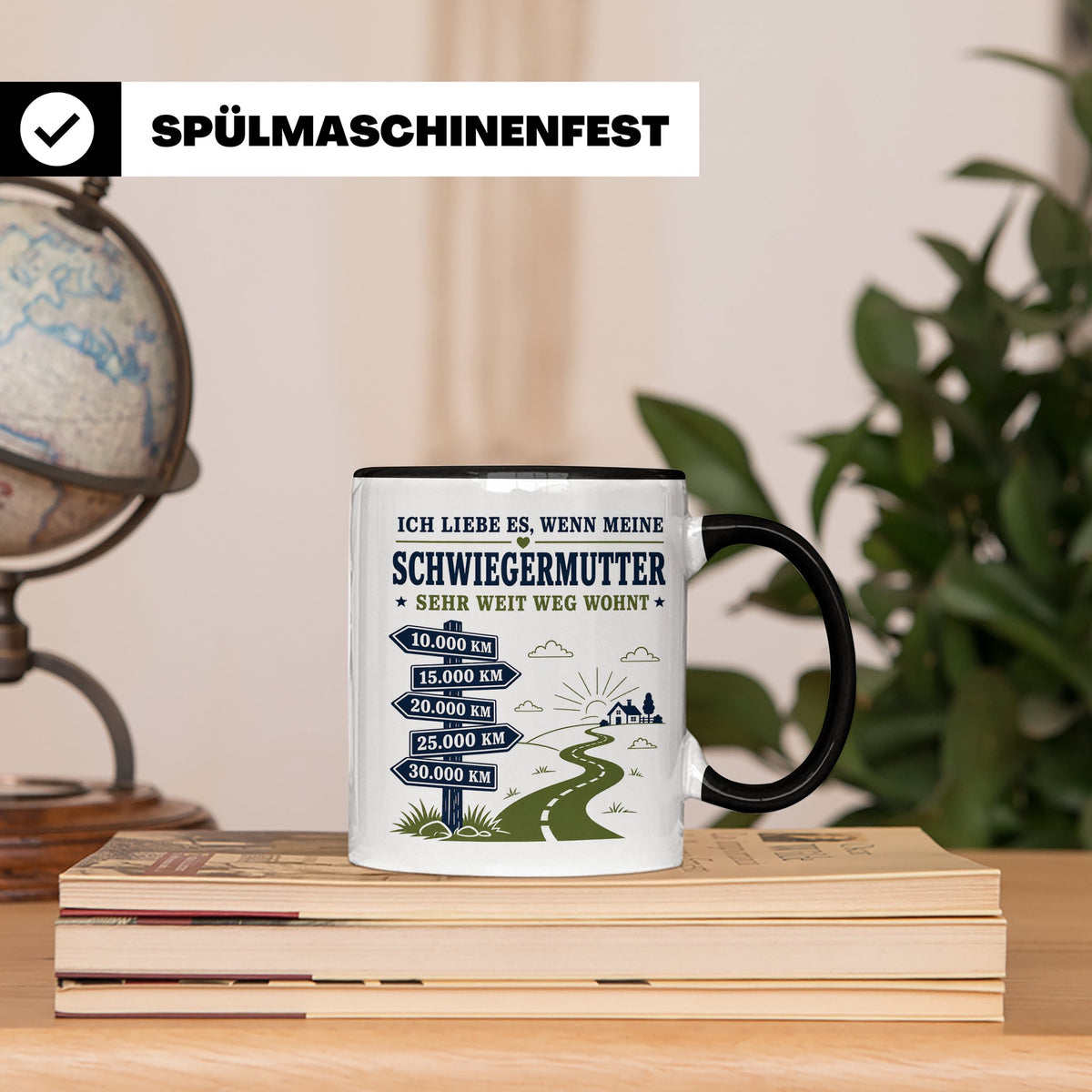Schwiegermutter Tasse Ich liebe es wenn meine Schwiegermutte – Schwarz [farbe:schwarz]