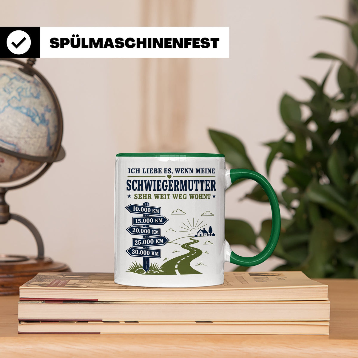 Schwiegermutter Tasse Ich liebe es wenn meine Schwiegermutte – Grün [farbe:grün]