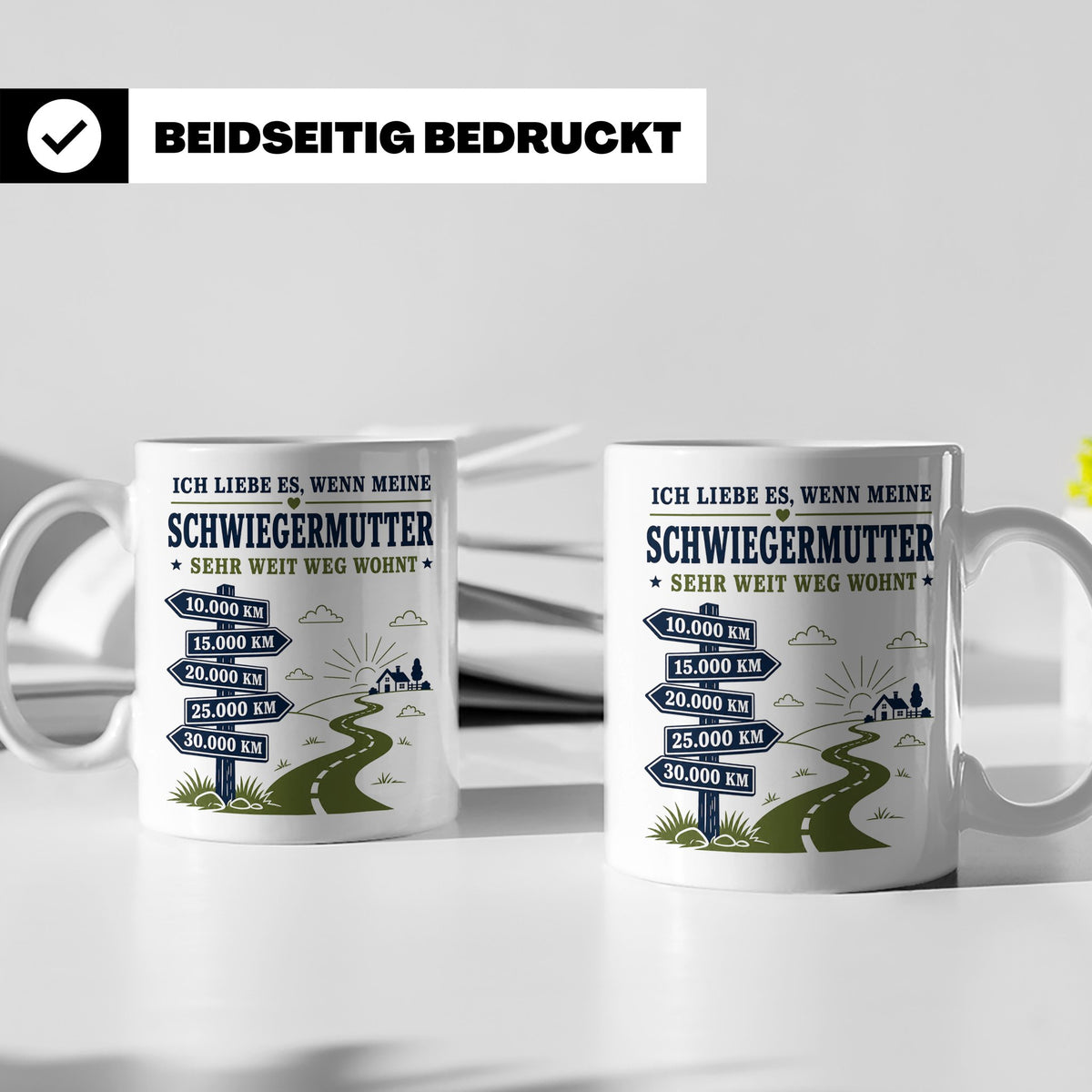 Schwiegermutter Tasse Ich liebe es wenn meine Schwiegermutte – Weiß [farbe:weiß]