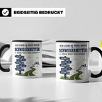 Schwiegermutter Tasse Ich liebe es wenn meine Schwiegermutte – Schwarz [farbe:schwarz]