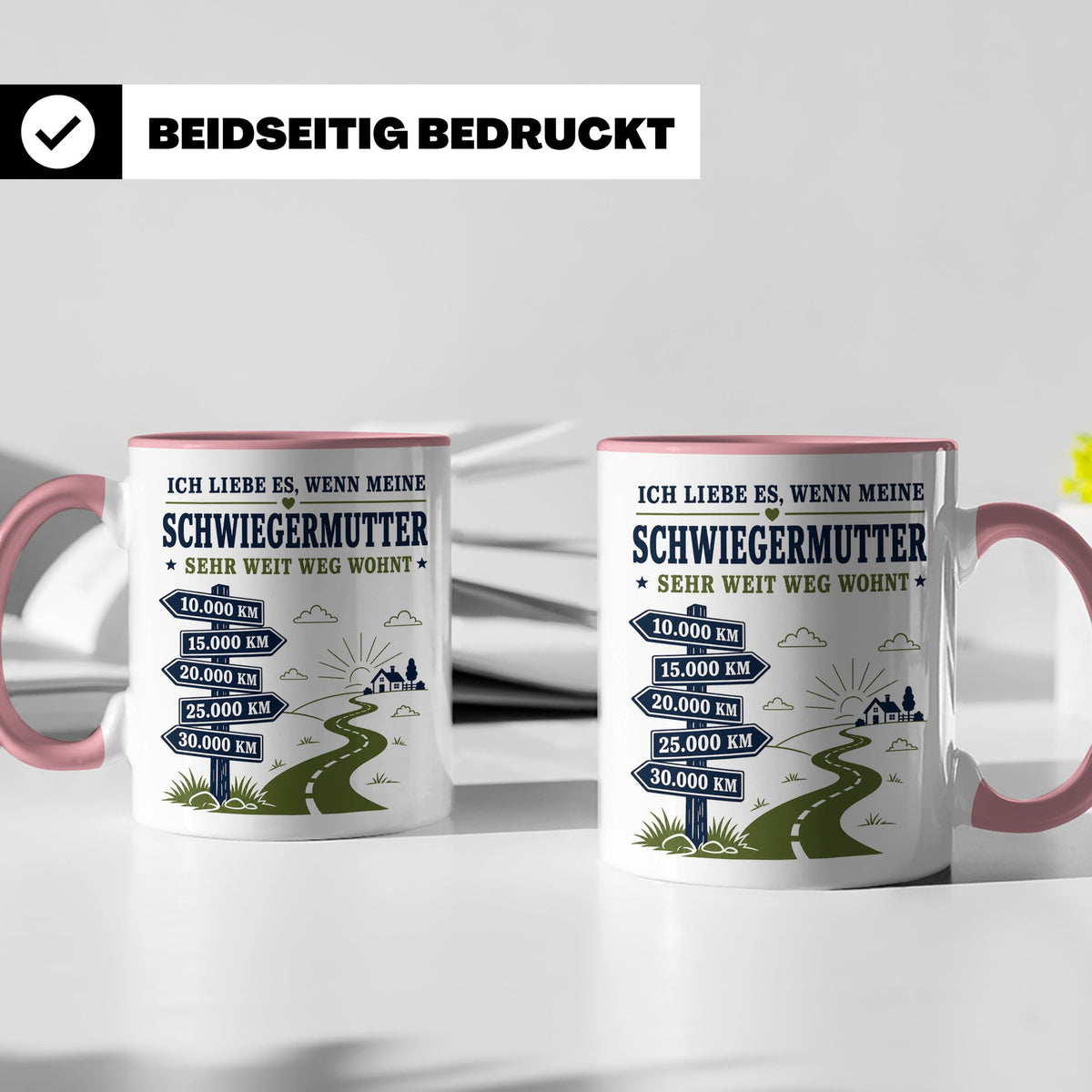 Schwiegermutter Tasse Ich liebe es wenn meine Schwiegermutte – Rosa [farbe:rosa]