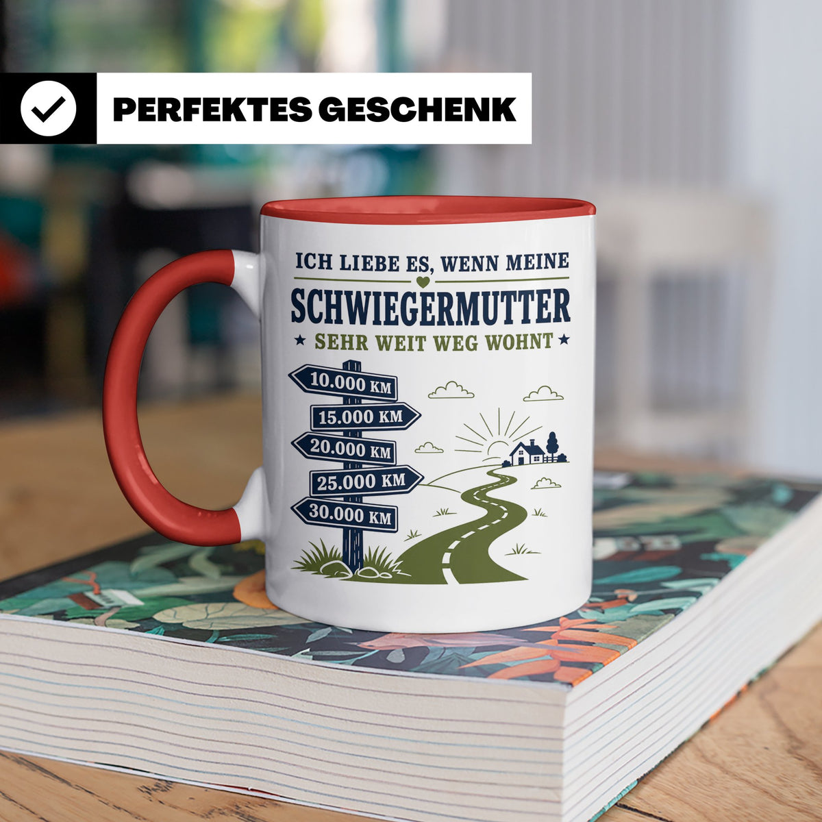 Schwiegermutter Tasse Ich liebe es wenn meine Schwiegermutte – Rot [farbe:rot]