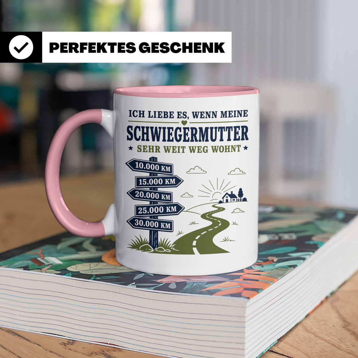 Schwiegermutter Tasse Ich liebe es wenn meine Schwiegermutte – Rosa [farbe:rosa]