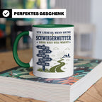 Schwiegermutter Tasse Ich liebe es wenn meine Schwiegermutte – Grün [farbe:grün]