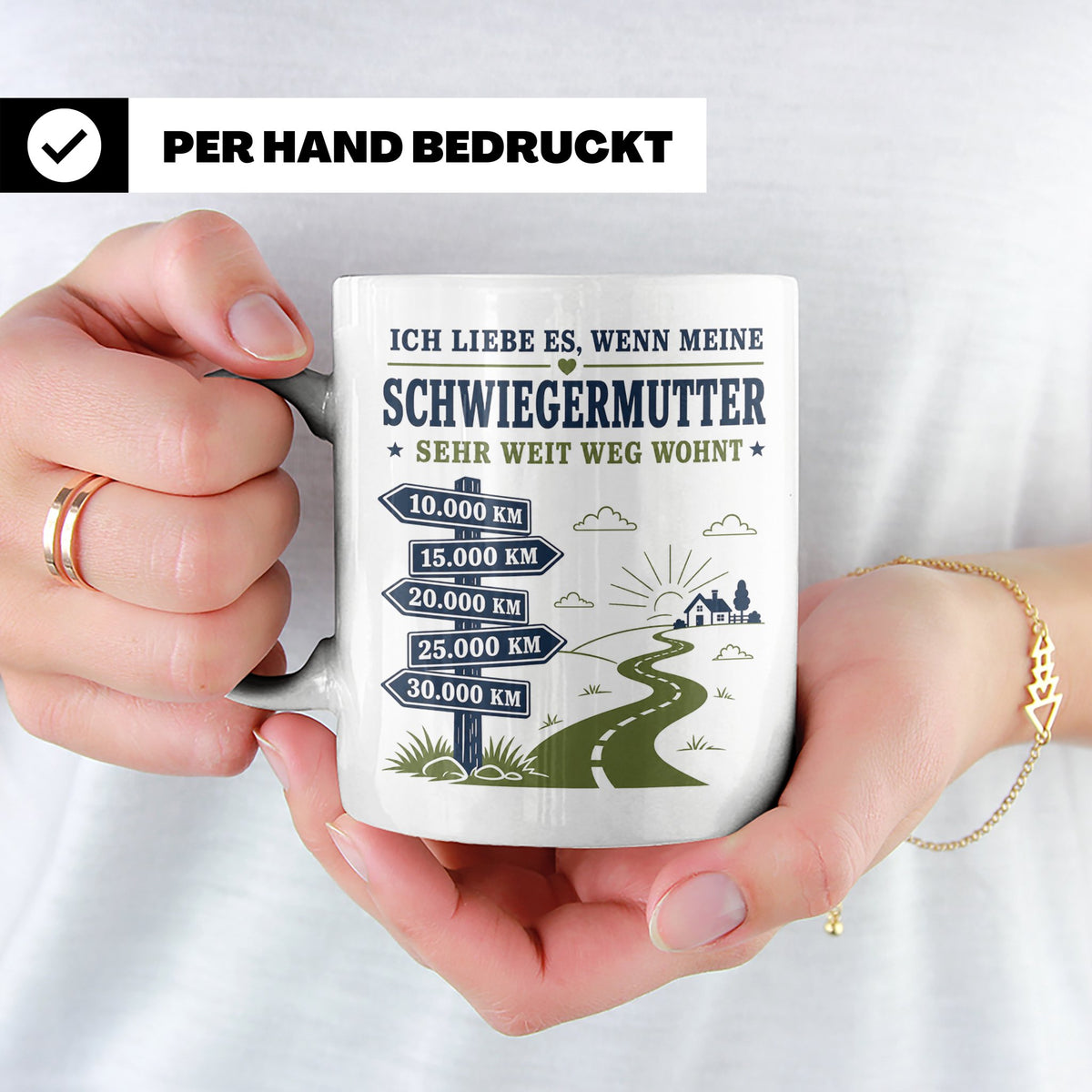 Schwiegermutter Tasse Ich liebe es wenn meine Schwiegermutte – Weiß [farbe:weiß]
