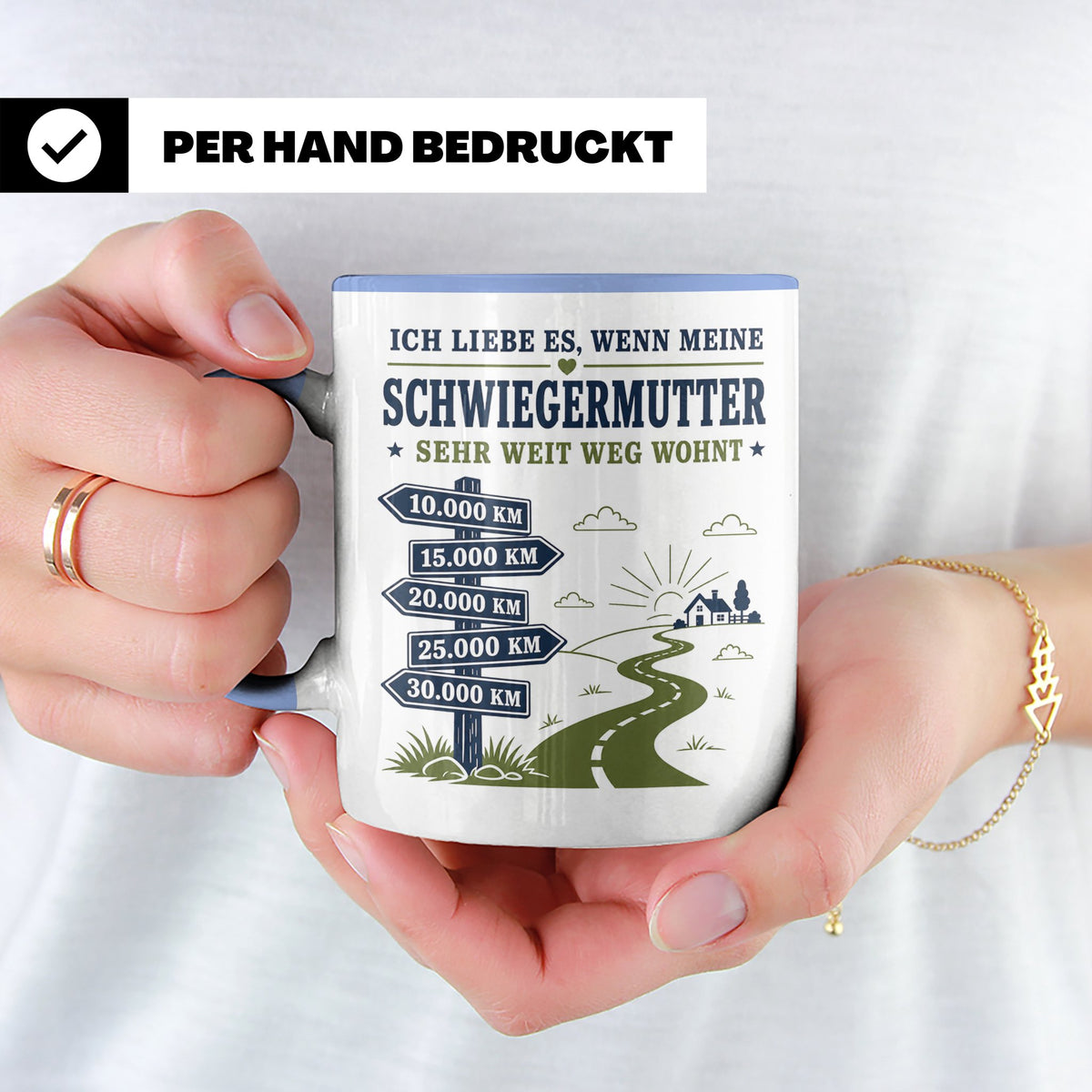 Schwiegermutter Tasse Ich liebe es wenn meine Schwiegermutte – Blau [farbe:blau]