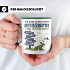 Schwiegermutter Tasse Ich liebe es wenn meine Schwiegermutte – Grün [farbe:grün]