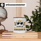 Schwiegersohn Tasse So sieht ein richtig cooler Schwiegersoh – Schwarz [farbe:schwarz]