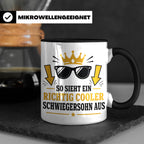 Schwiegersohn Tasse So sieht ein richtig cooler Schwiegersoh – Schwarz [farbe:schwarz]