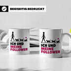 Katzen Follower Tasse - Cat Mom Spruch Geschenkidee - Liebli – Weiß [farbe:weiß]